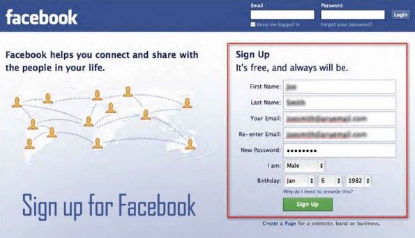 kako napraviti facebook profil