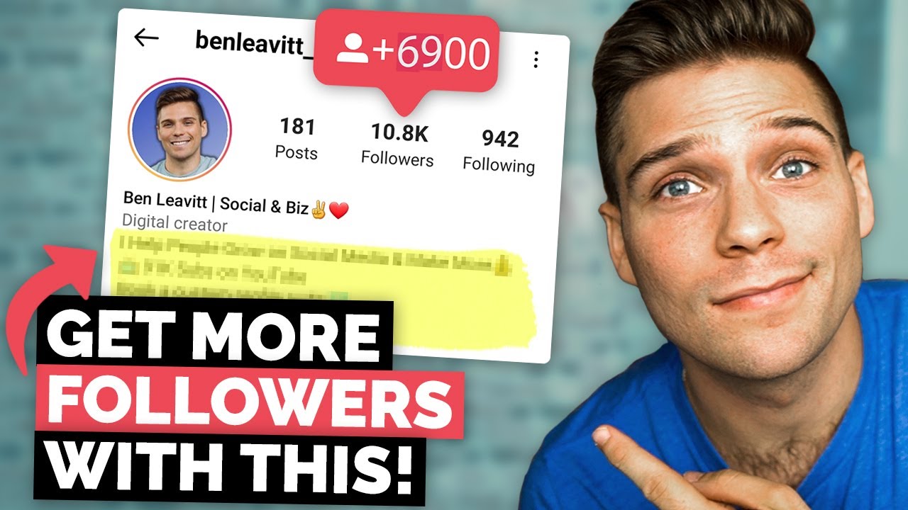 Video Thumbnail: How to Create The Perfect Instagram Bio (3 Easy Steps)
