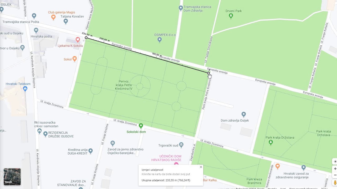 Video Thumbnail: Google maps: Mjerenje površine