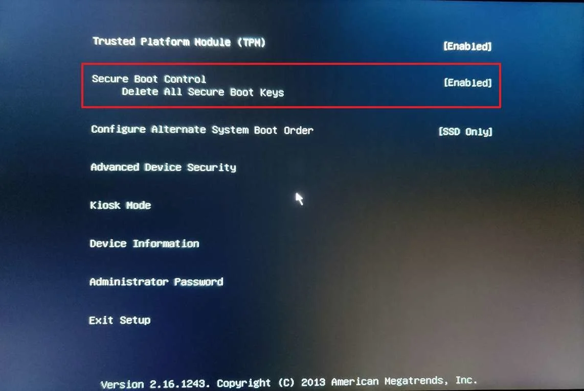 Secure Boot