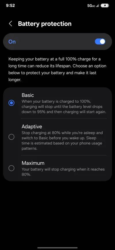 Adaptive Battery