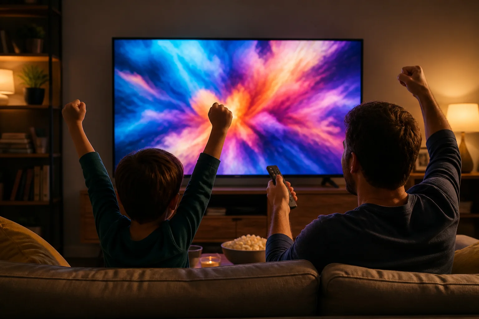 Testiranje daljinskog upravljača s televizorom u obiteljskom domu