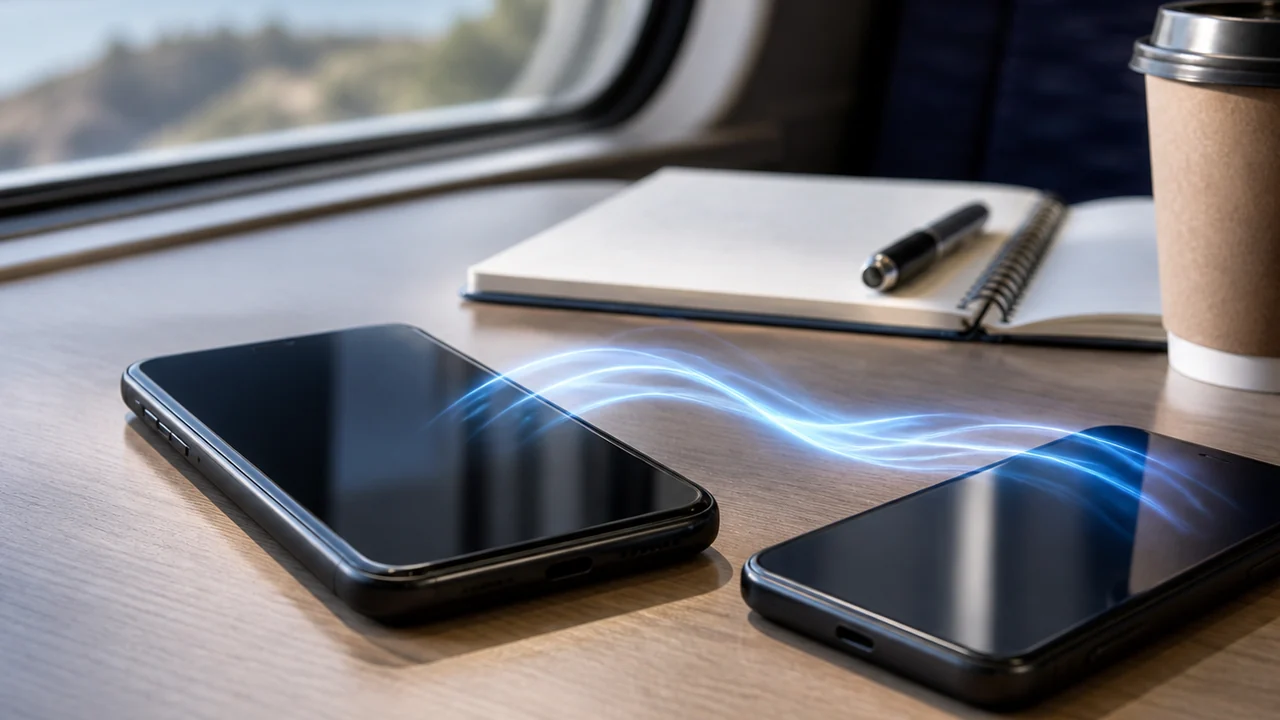 Dva mobitela povezana preko sigurnog mobilnog hotspota